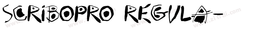 ScriboPro Regula字体转换 ScriboPro Regula字体转换